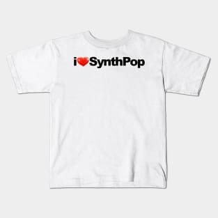 I Love SynthPop Kids T-Shirt